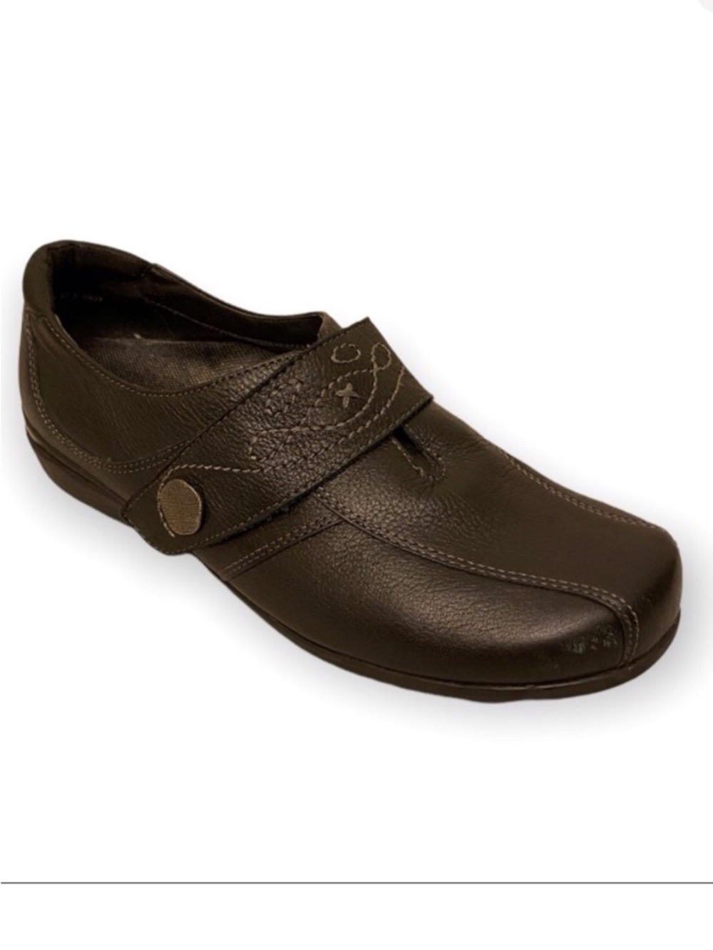 Abeo Aster Leather Comfort Shoes, Womens Size 7.5, Black, Career, Work, Walking